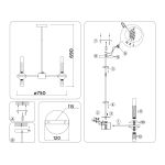 Люстры Ambrella LH55353 LH
