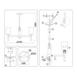 Люстры Ambrella LH56263 LH