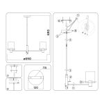 Люстры Ambrella LH57031 LH