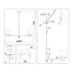 Люстры Ambrella LH57043 LH