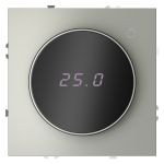 Терморегулятор электронный VOLTUM S70 с индикацией и датчиком, для теплого пола, (сталь)