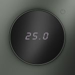 Терморегулятор электронный VOLTUM S70 с индикацией и датчиком, для теплого пола, (титан)