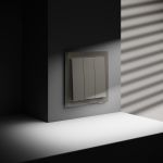 Выключатель встраиваемый VOLTUM S70 трехклавишный 10А, (шелк)