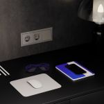 Выключатель встраиваемый VOLTUM S70 трехклавишный 10А, (шелк)