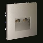 Розетка компьютерная встраиваемая VOLTUM S70 двойная RJ45+RJ45 кат.6, (шелк)