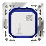Розетка телевизионная встраиваемая VOLTUM S70 оконечная TV+SAT, (шелк)