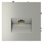 Розетка компьютерная встраиваемая VOLTUM S70 RJ45 кат.6, (сталь)