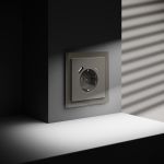 Розетка встраиваемая VOLTUM S70 с заземлением и защитными шторками, 16А, с USB, A+С, (шелк)