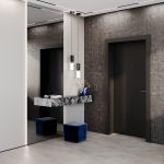 Датчик движения встраиваемый VOLTUM S70, (графит)
