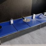 Рамка пластиковая VOLTUM S70 на 3 поста, (белый глянцевый)
