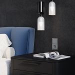 Выключатель встраиваемый VOLTUM S70 трехклавишный 10А, (сталь)