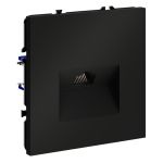 Розетка компьютерная встраиваемая VOLTUM S70 RJ45 кат.6, (черный матовый)