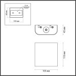Настенные светильники Odeon Light 7106/2WL MAGNUM