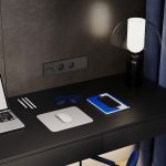 Рамка пластиковая VOLTUM S70 на 4 поста, (черный матовый)