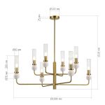 Подвесные светильники ST Luce SL1244.303.08 MEDEA
