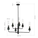 Подвесные светильники ST Luce SL1244.403.06 MEDEA