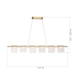 Подвесные светильники ST Luce SL6021.203.36 VOILE