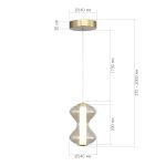 Подвесные светильники ST Luce SL6136.203.01 SPINE