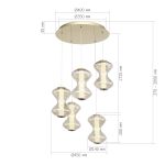 Подвесные светильники ST Luce SL6136.233.01 SPINE