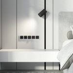 W0053101/ Рамка на 5 постов Senso (белый, стекло soft-touch) W0053101