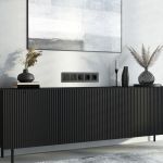 W0053108/ Рамка на 5 постов Senso (черный, стекло soft-touch) W0053108