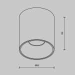 Точечные светильники Maytoni C064CL-5W3K-RD-B Alfa LED