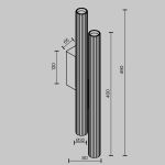 Настенные светильники Maytoni C082WL-24W2.7K-BS Calipso