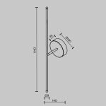 Настенные светильники Maytoni C084WL-L18BS2.7K Elegant