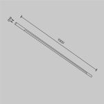 Трековое освещение Maytoni C100CL-L1000-24W3-6K-BS BASIS