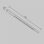 Трековое освещение Maytoni C101CL-L500-12W3-6K-BS Points
