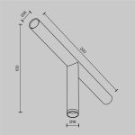 Трековое освещение Maytoni C102CL-3W3-6K-B FOCUS LED
