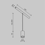 Трековое освещение Maytoni C105PL-3W3-6K-BS FOCUS LED