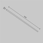 Трековое освещение Maytoni CA001-L1000-BS Accessories for system Axity