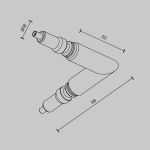 Трековое освещение Maytoni CA006EC-B Accessories for system Axity