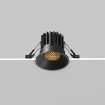 Точечные светильники Maytoni DL058-7W2.7K-B Round