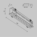 Точечные светильники Maytoni DL065-20W3-6K-W Points