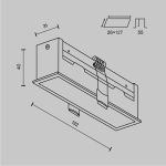 Точечные светильники Maytoni DL066-12W3-6K-B BASIS