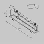 Точечные светильники Maytoni DL066-20W3-6K-B BASIS