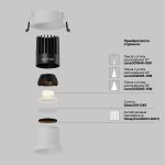 Точечные светильники Maytoni DL118-15W-2.7K-W Dip