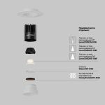 Точечные светильники Maytoni DL119-10W-2.7K-TRS-W Dip