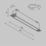 Точечные светильники Maytoni DL066-20W3-6K-TRS-W BASIS