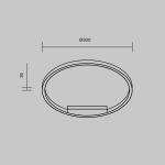 Потолочные светильники Maytoni MOD058CL-L50WK Rim