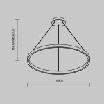 Подвесные светильники Maytoni MOD058PL-L42WK Rim