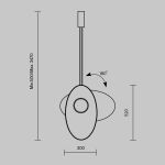 Подвесные светильники Maytoni MOD396PL-L10W3K Evolution