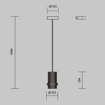 Подвесные светильники Maytoni MOD430PL-L5W3K Pilastro