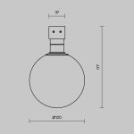 Трековое освещение Maytoni O-TR01-1-S-9WB3K Luna
