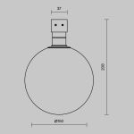 Трековое освещение Maytoni O-TR01-2-S-9WB3K Luna