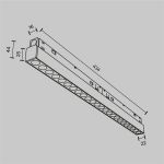 Трековое освещение Maytoni TR031-4-24WTW-M-DSZ-B Points