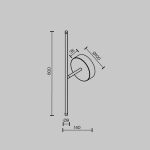 Настенные светильники Maytoni C084WL-L7BS2.7K Elegant
