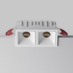 Точечные светильники Maytoni DL043-02-10W3K-SQ-W-1 Alfa LED